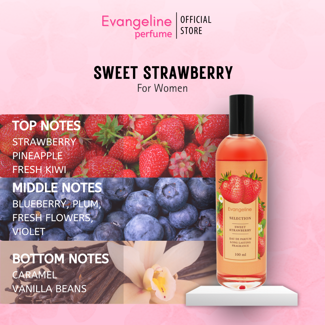 Evangeline Perfume - Sweet Strawberry 100ml