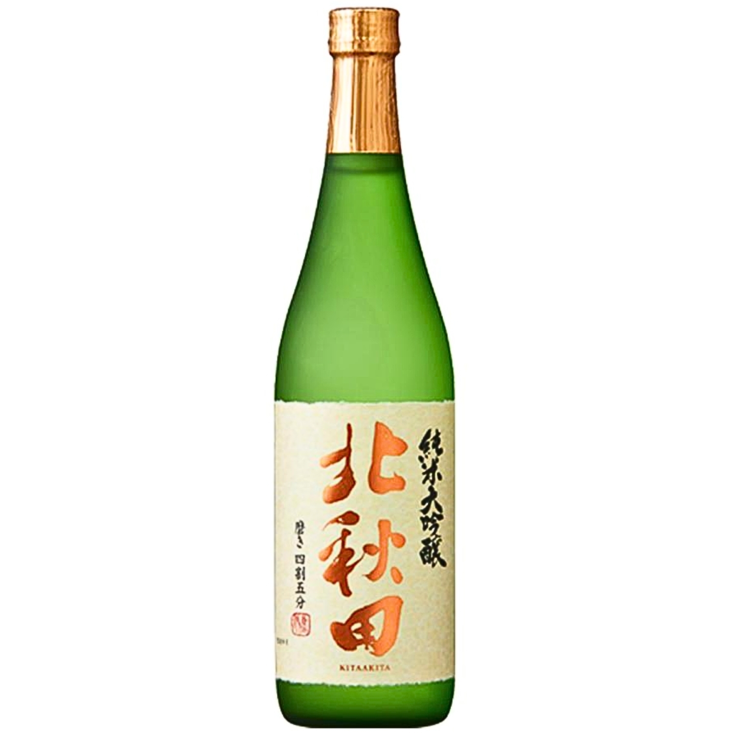 北鹿 北秋田 純米大吟釀 25-16% 720mL  (無盒) 日本酒度-3 酸度 1.5 薰醇 冷飲/室溫 (1x6x720ml)