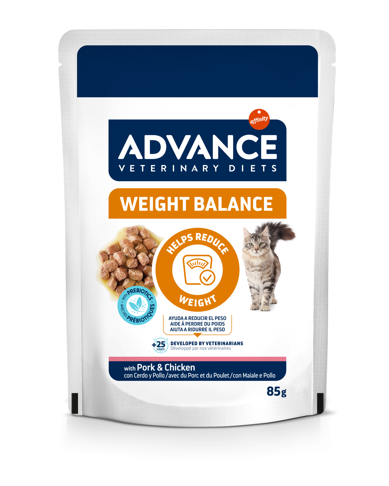 ADVANCE處方貓濕糧 – 減肥專用 85g