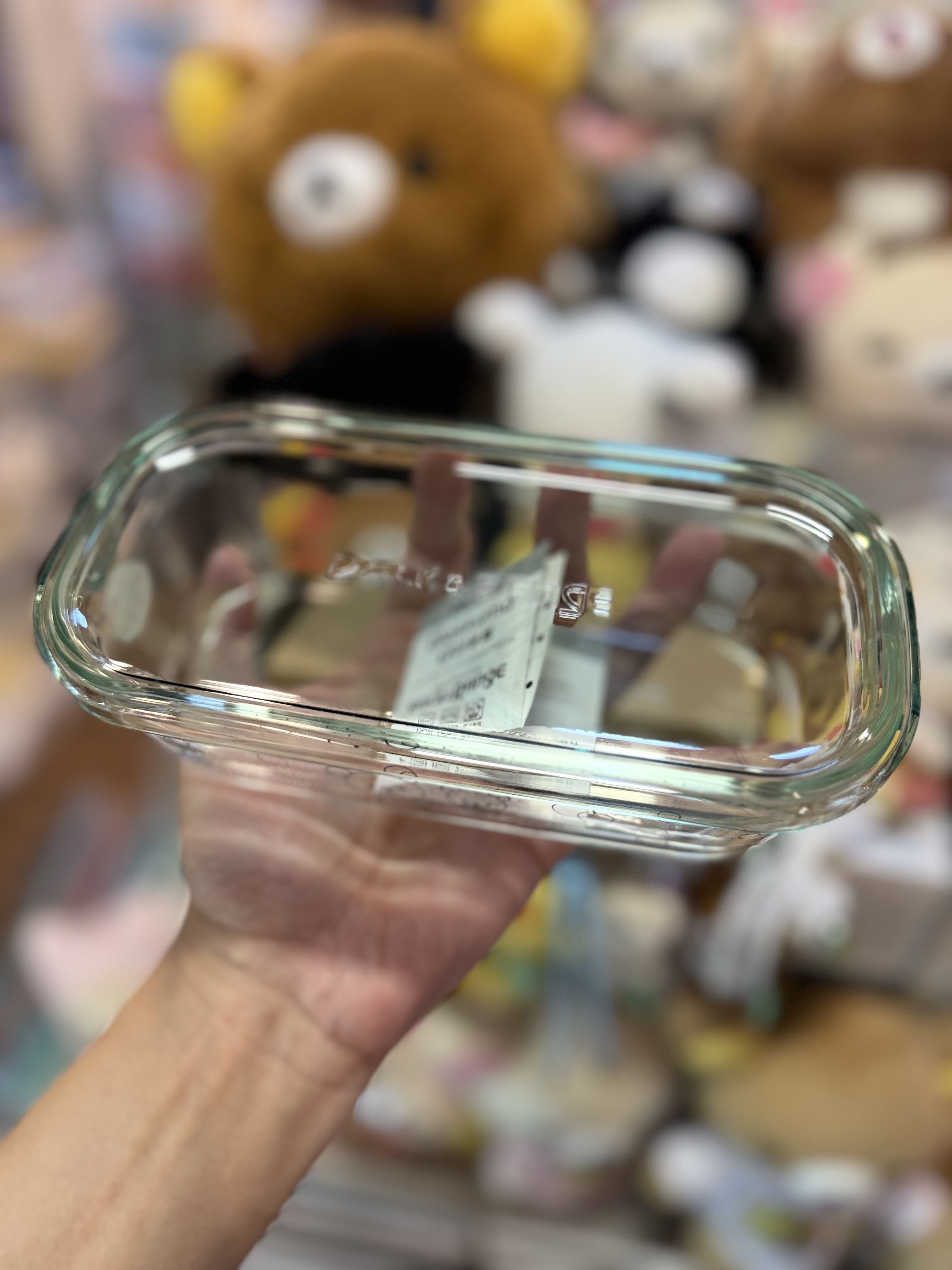 《現貨》全新日本專店限定 Rilakkuma 耐熱玻璃製食物盒（500 ml)