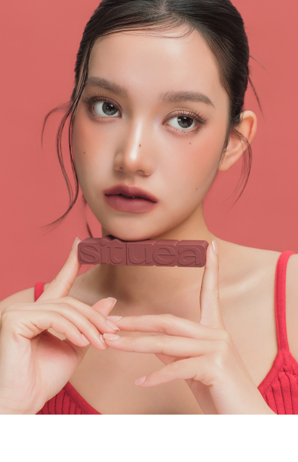 situea - Airy Mousse Velvet 105 Sober Red