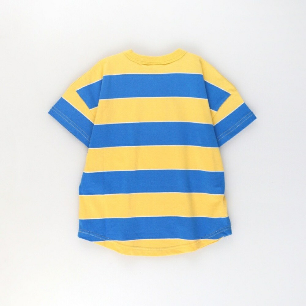 🆕【⭐訂購⭐】🇯🇵 日本直送 🌀#Champion 刺繡標誌 弧形下擺 間條短袖TEE [2款選]🌀 [ELCA-0125][260330]