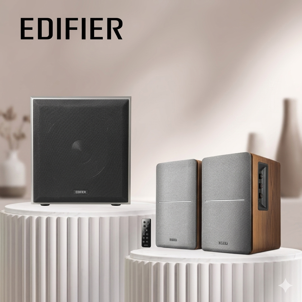 EDIFIER 漫步者 R1280 書架式音箱