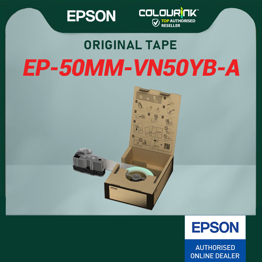 Epson Original Vinyl Laminated Sticker LK-Tape 4WBVN 5WBVN 5YBVN 5WBVN 6YBVN 7WBVN 7YBVN for Labelworks Printer