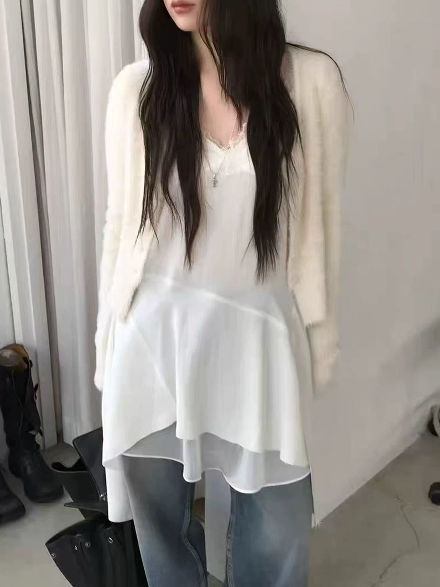 吊帶不規則背心