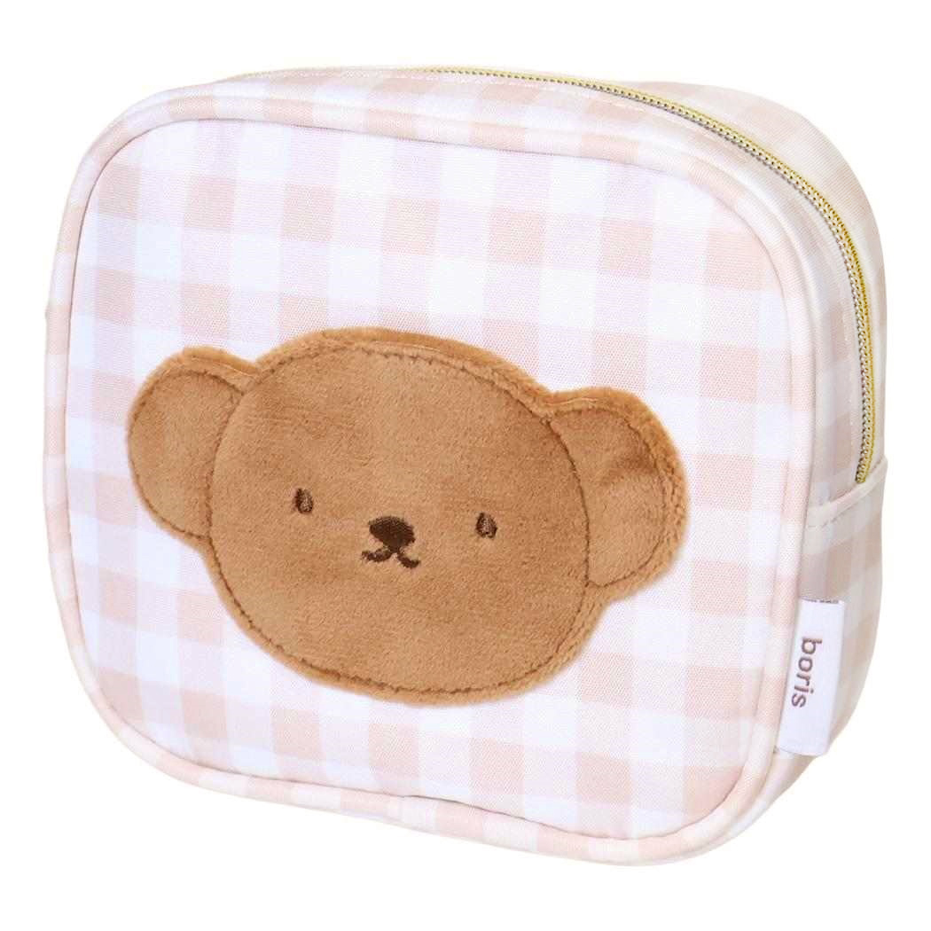 現貨｜Miffy BRUNA CHECK 日版 化妝包 (MIFF-279B Brown)