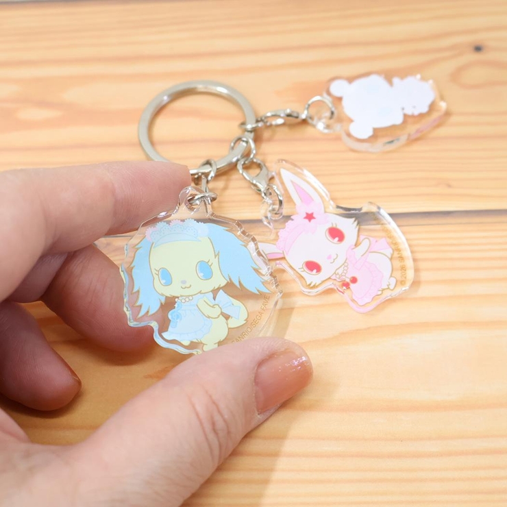 寶石寵物 Jewelpet 3連亞加力匙扣 露比 莎菲 奈娜 #P-SAG0107 [BANDAI] (IN-STOCK) 
