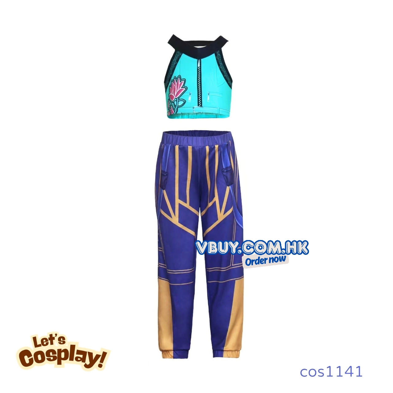 Kpop Demon Hunters獵魔女團 Zoey Cosplay 女童舞台表演服裝 獵魔女團角色服裝 香港現貨 Cos1141