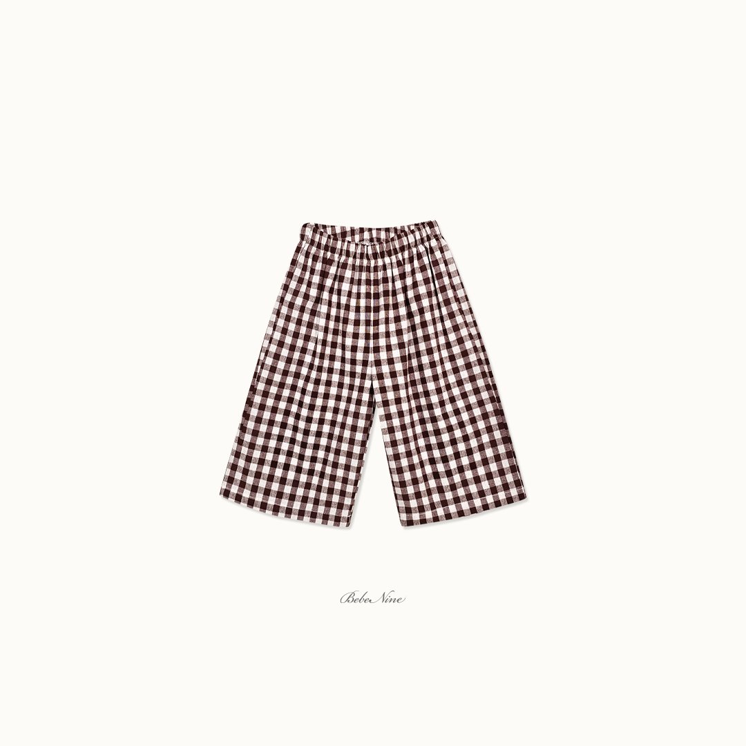 Bebenine Maple Check Pants