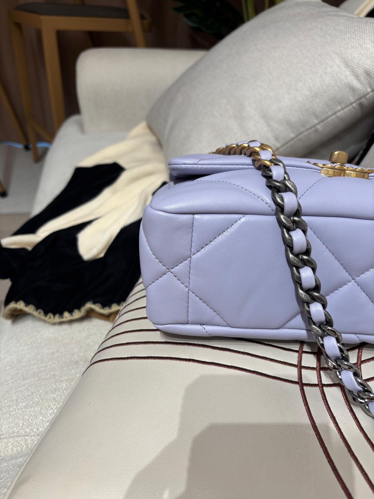 Chanel 19 small flap bag  100%Authentic,98%new ✅晶片✅dust bag✅box