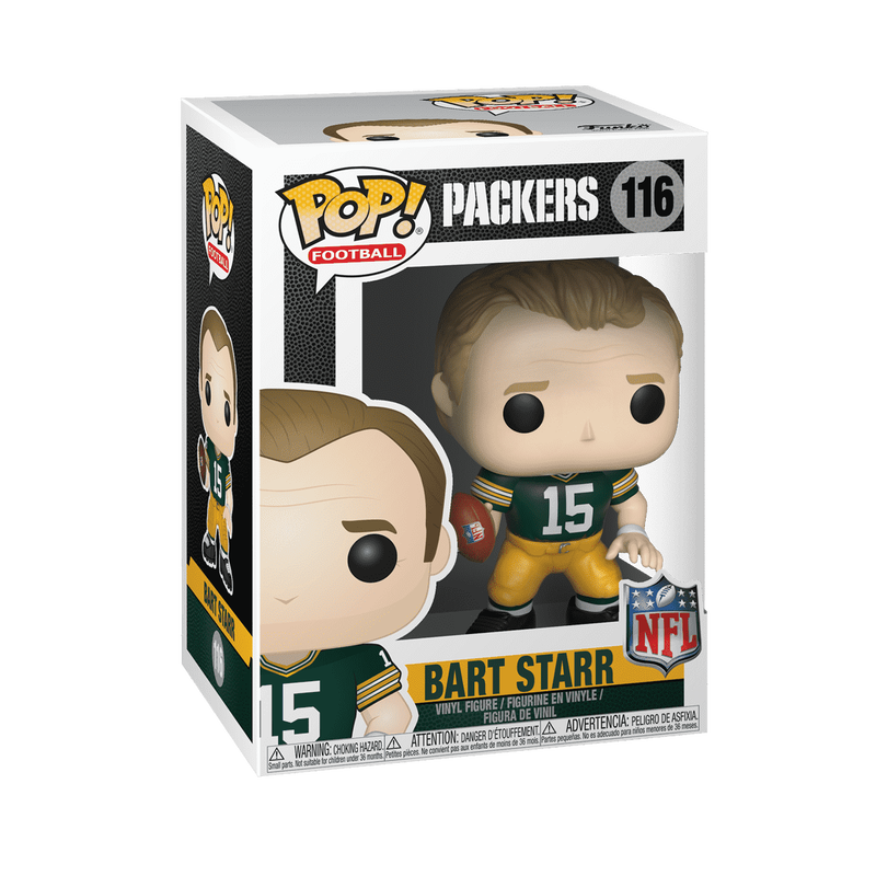 📦訂購 美國代購 Funko POP! NFL Bart Starr Figure 綠灣包裝工 模型