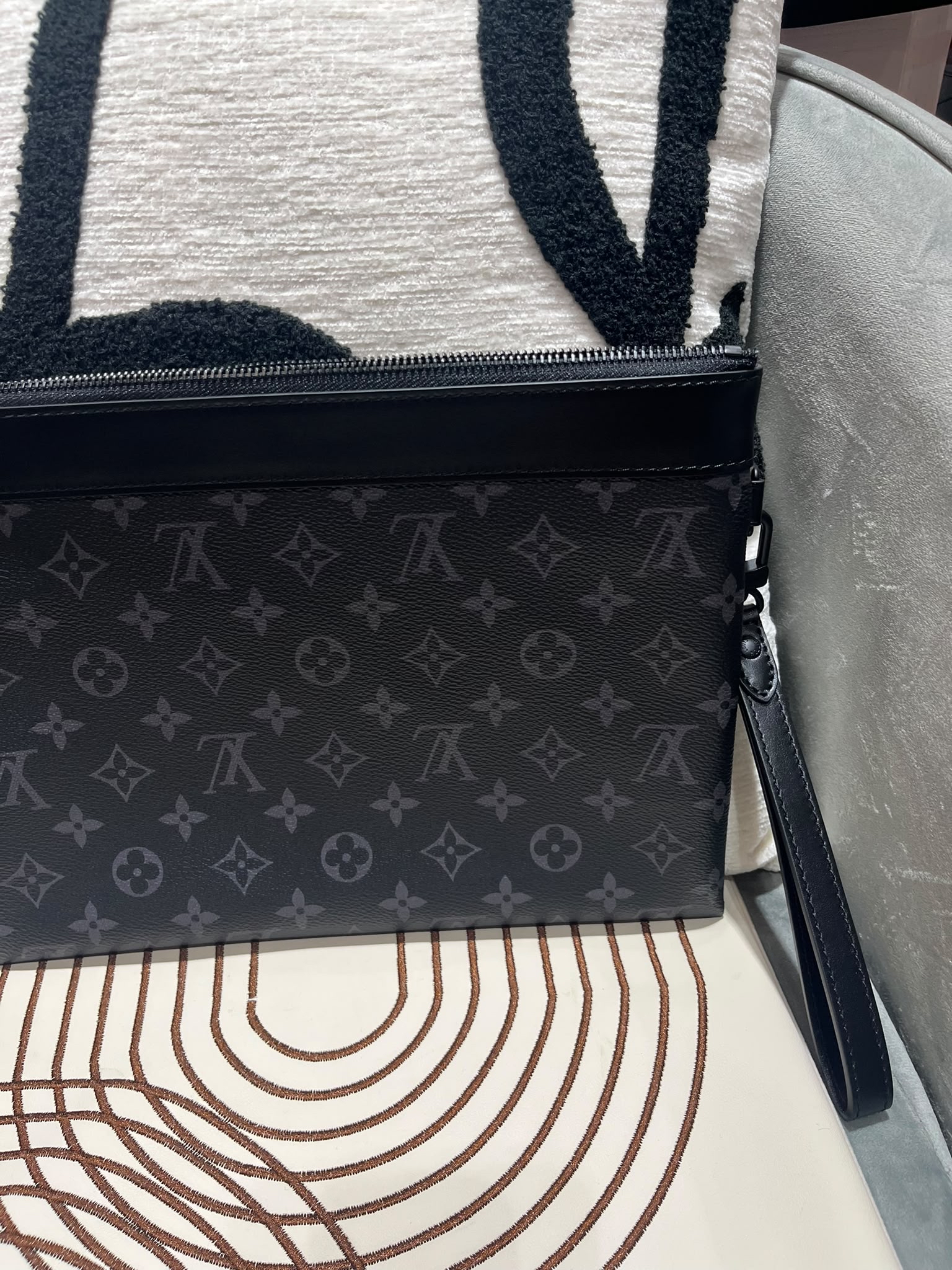 未使用品 Lv M81569 ECLIPSE POCHETTE TO-GO RFID POUCH/ LOUIS VUITTON CLUTCH 100%Authentic, Unused 未使用品 ✅dust bag ✅box