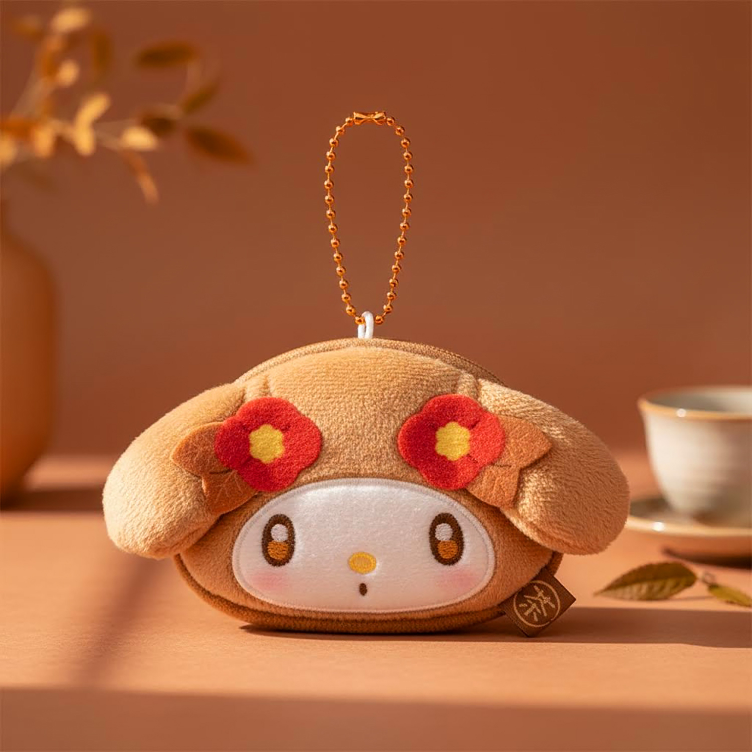 Sanrio - 焙茶系列大頭小物包 (My Melody款)