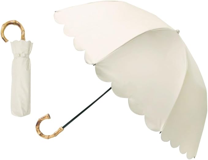 日本 Pink Trick 扇形兩節摺疊傘（晴雨兼用）