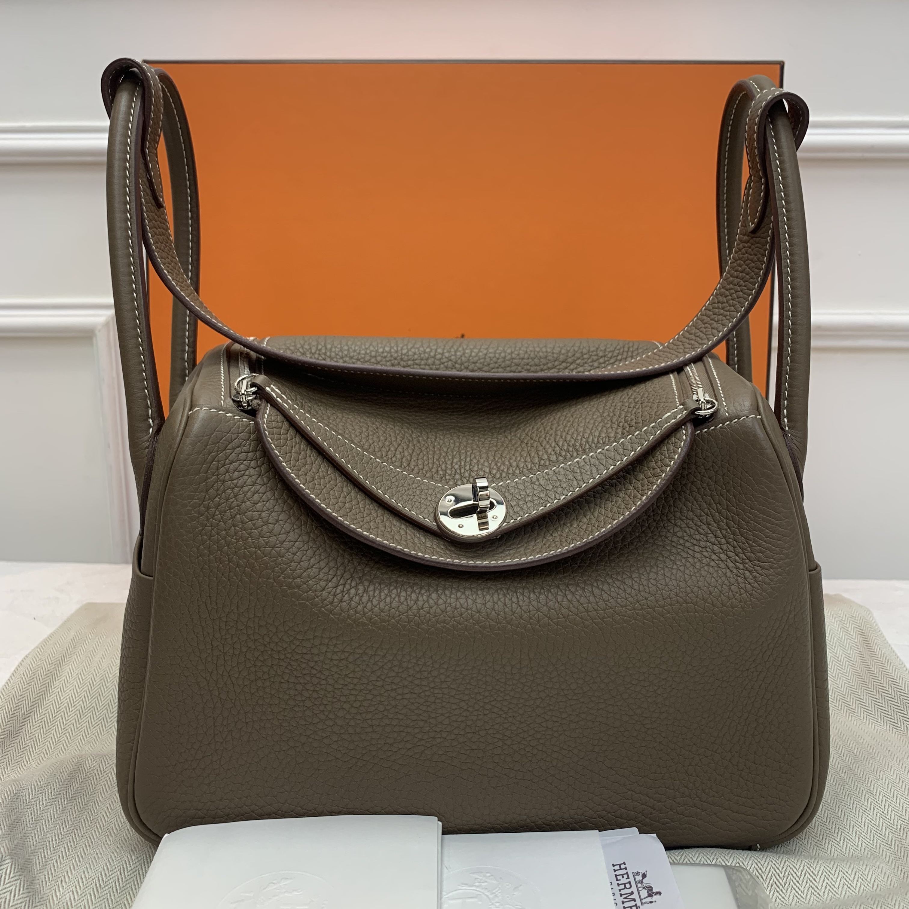 Full set Hermes Lindy 26 大象灰TC皮