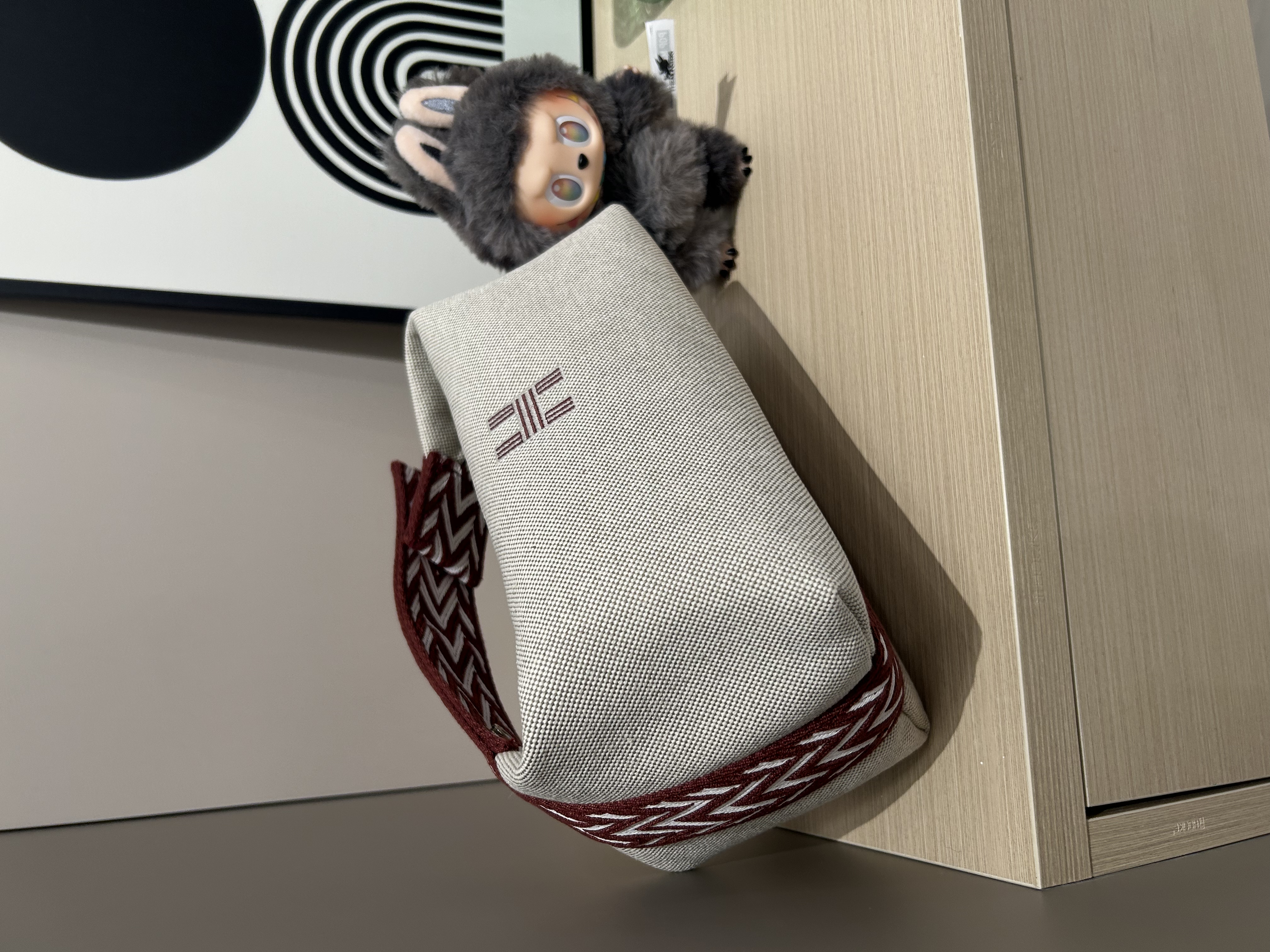 全新 Hermes Bride A Brac PM 飯盒包，新款織帶 100%Authentic,unused  