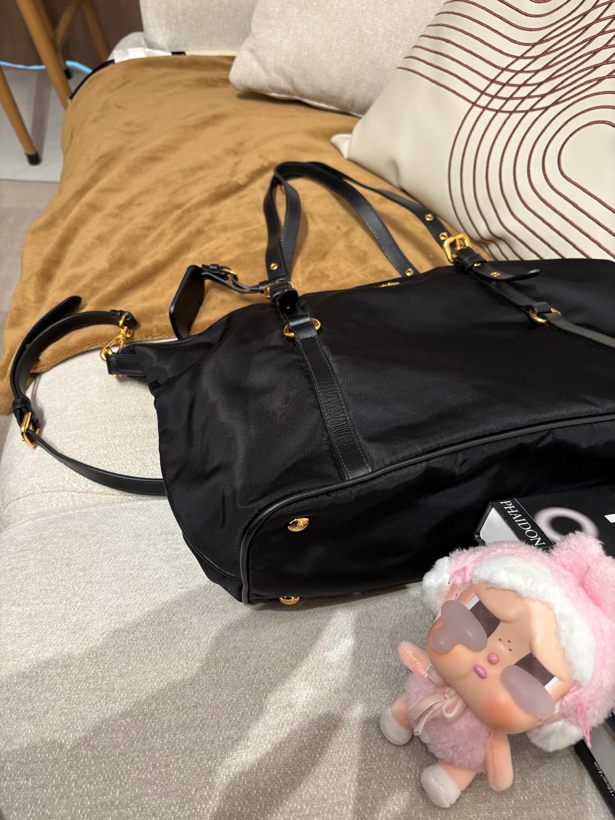 Prada Nylon 2way Tote Bag 100%Authentic, 98%New ✅Dust bag