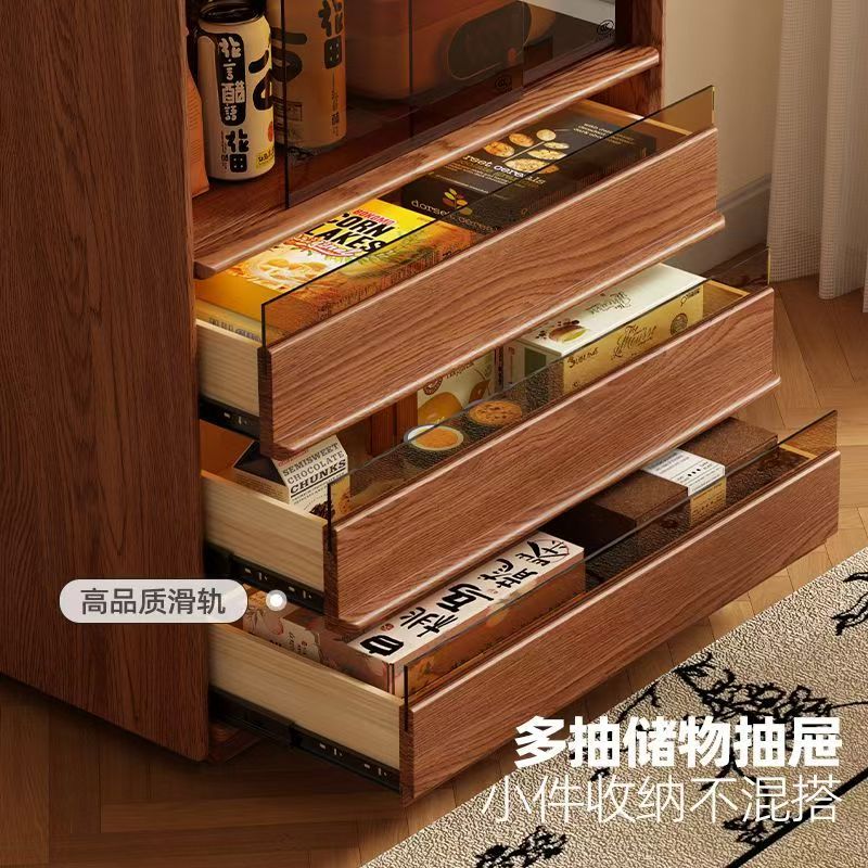 書櫃儲物櫃一體客廳輕奢風多層展示櫃書房落地收納貼牆置物架 Display cabinet