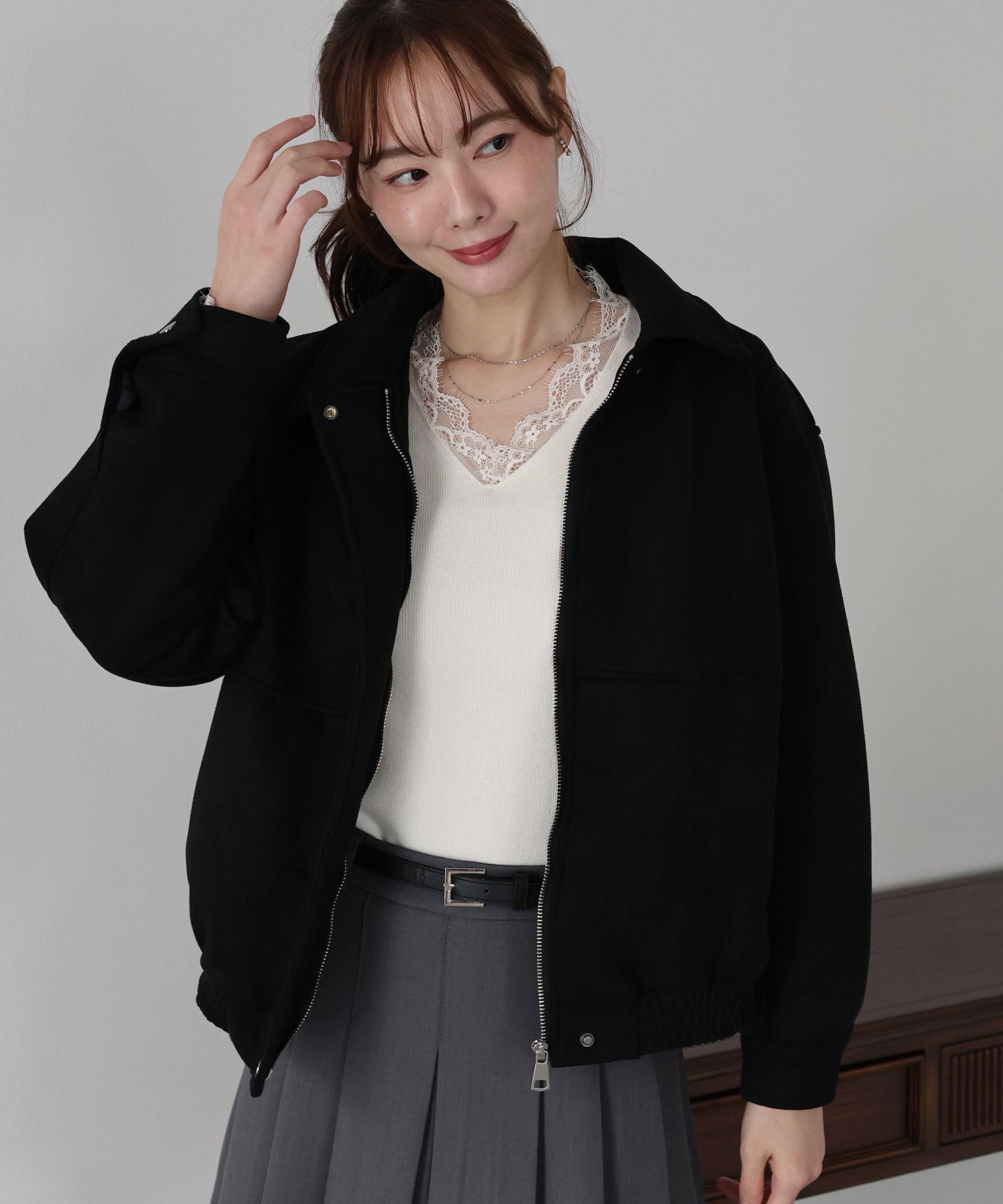 限量現貨<JP> 今季必備！復古麂皮質感外套* 2色入