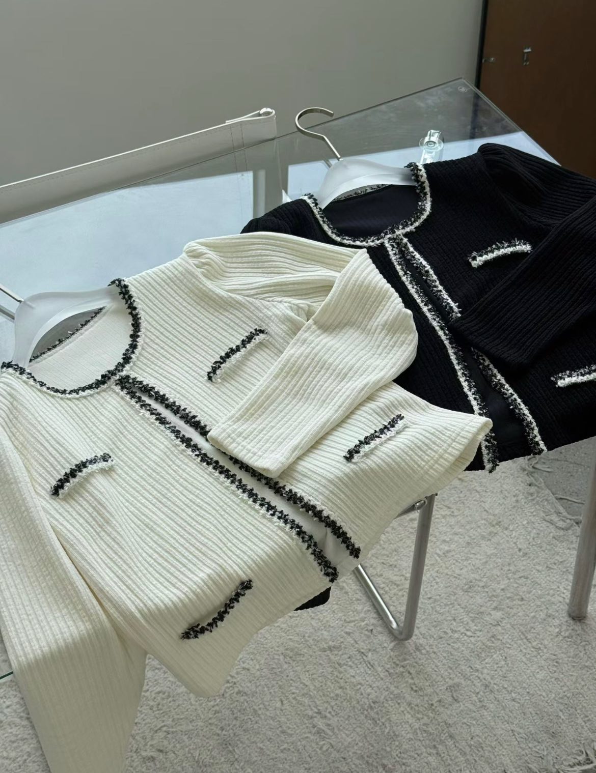 ❥ 高貴Tweed外套。