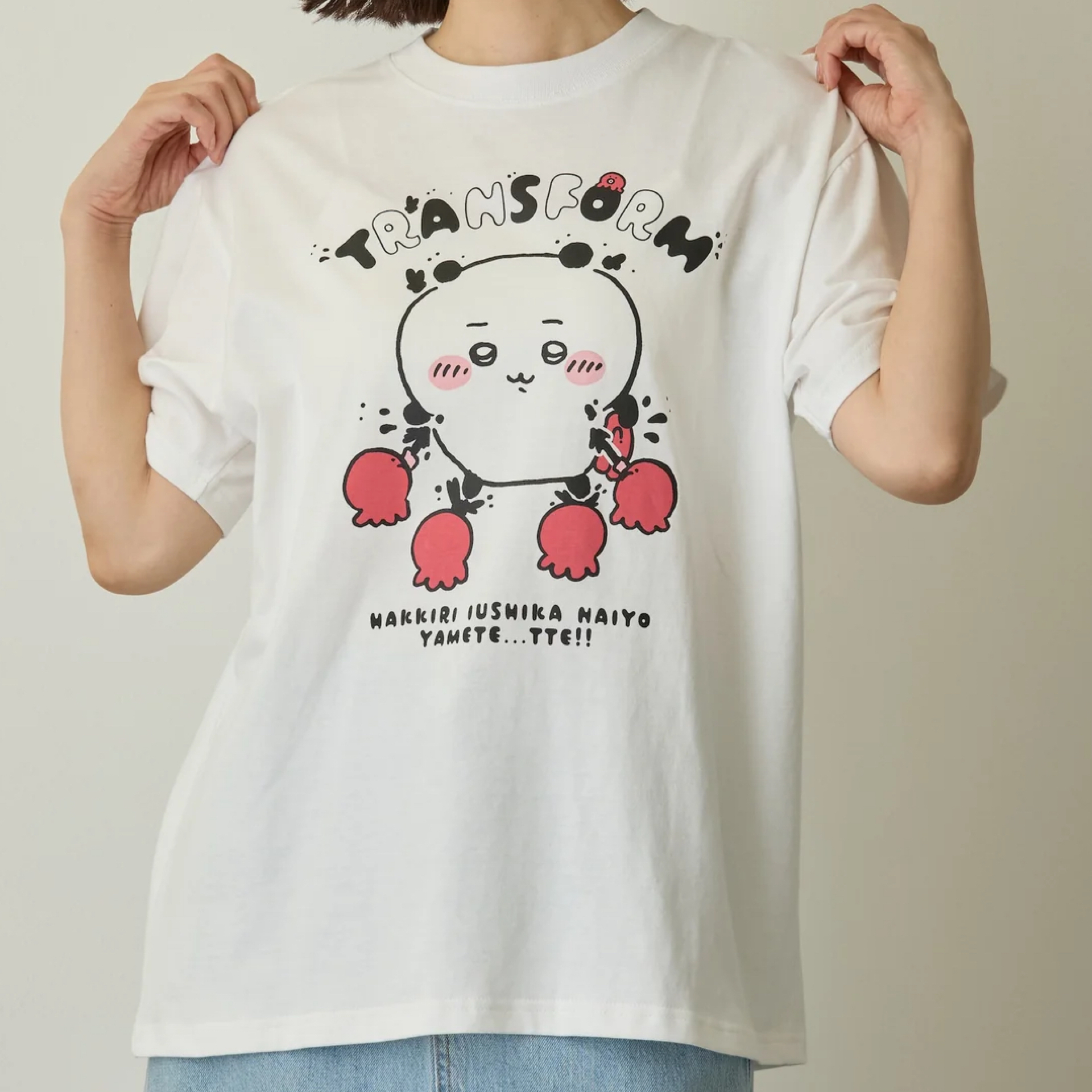 日本預訂📍日本Chiikawa章魚攻擊圖案短袖Tee