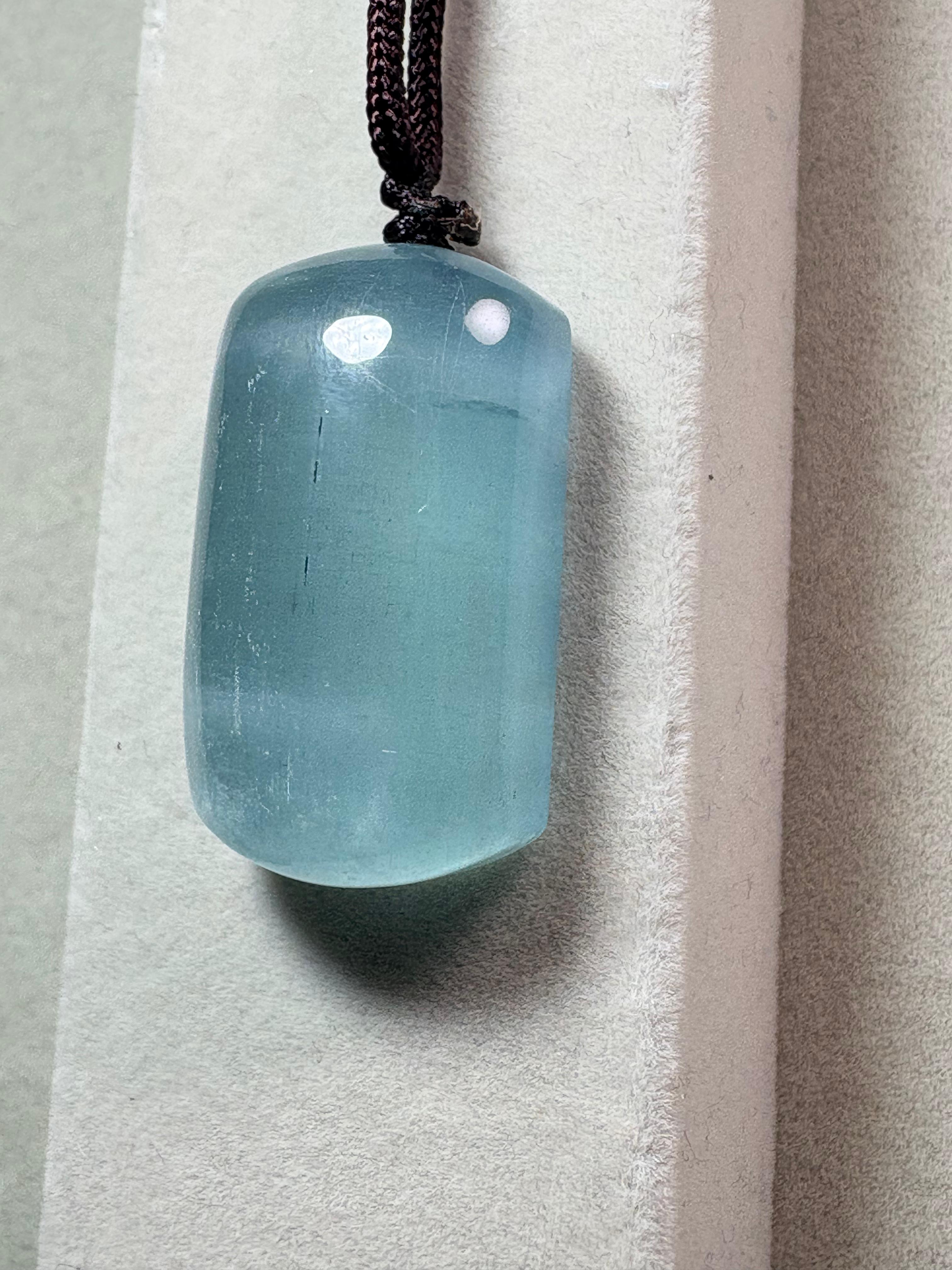 海藍寶平安無事牌（15-16克）No.19-573