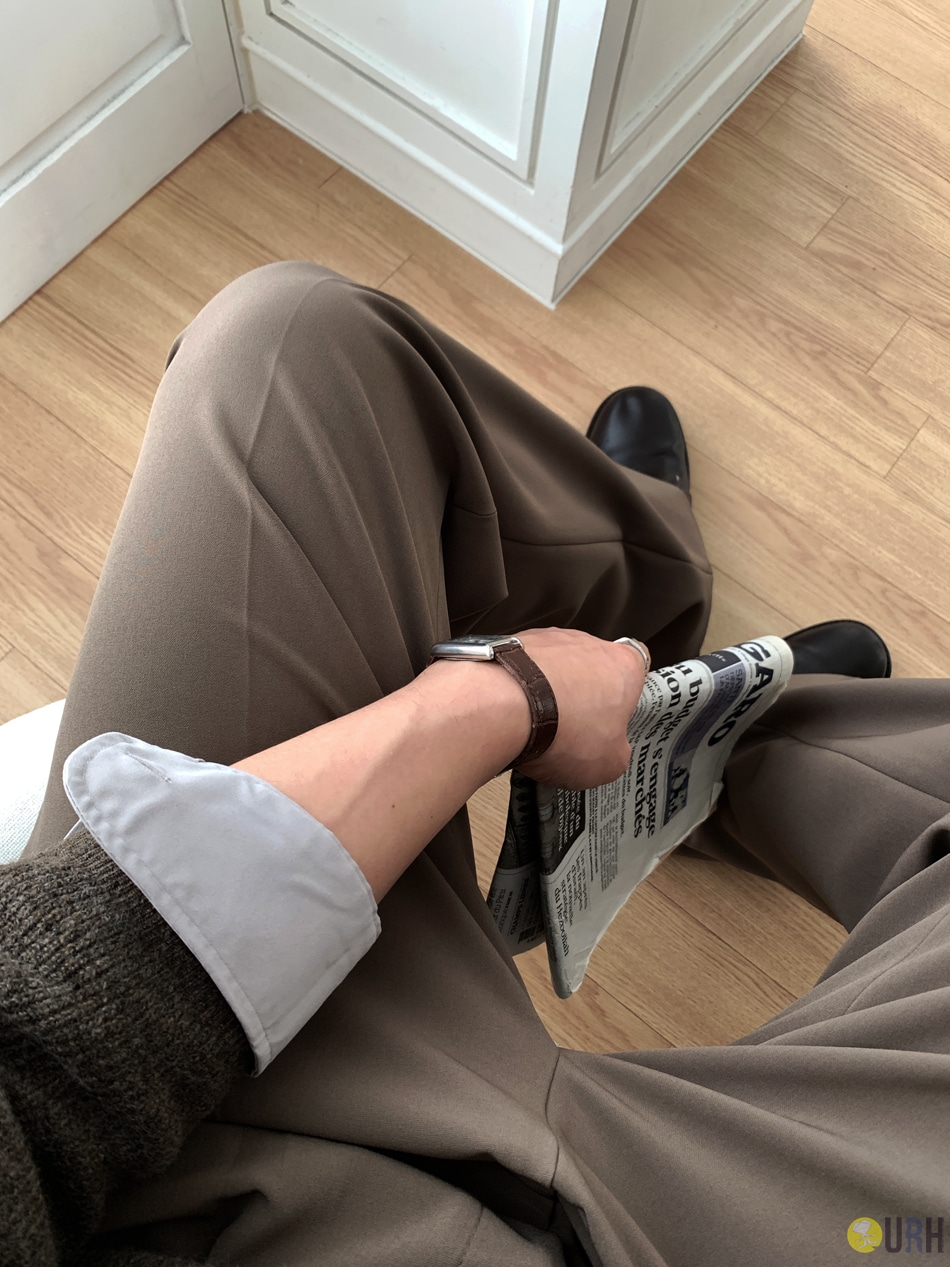 【100%保證韓國直送】極致垂墜感霧面闊腳西褲 Wide Slacks [3 color] RL114774