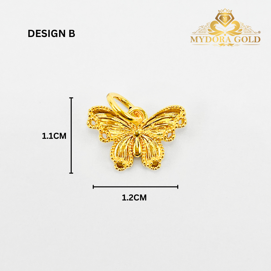 MYDORA Charm Butterfly Full Gold Series (5G) EMAS 916/22K