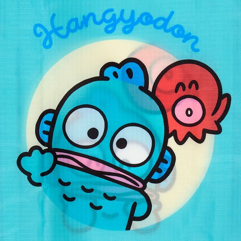 現貨｜Sanrio Hangyodon 水怪 日版 手挽 環保袋 + 收納袋 (77887-7)