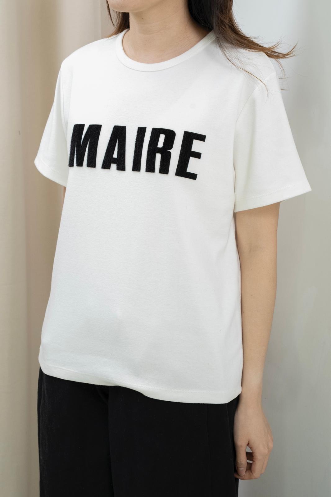 文字舒適棉Tee（白色）