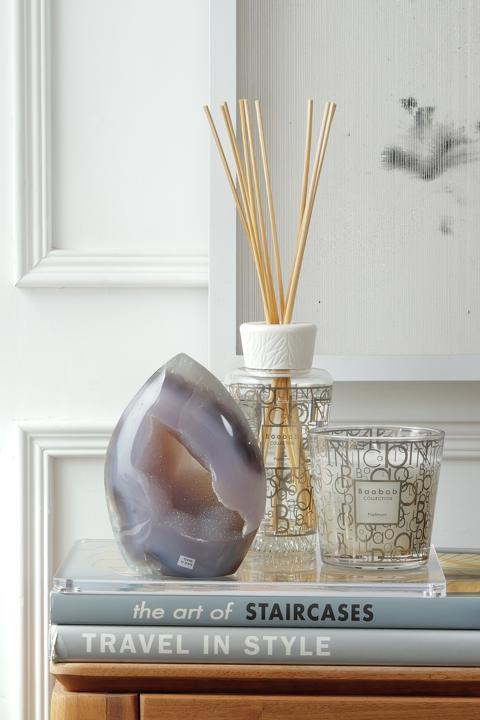  ༒14.6cm沙糖瑪瑙火焰柱༒ 9608C13sGNJ5-RB28*5TT