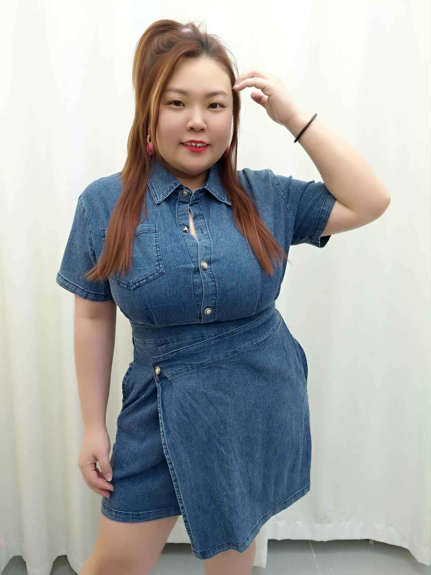 DDA05 6071(C11) 新设计牛仔连衣裙