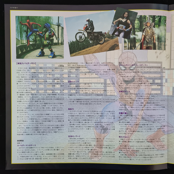 (超貴重) 東映蜘蛛俠 < Eccentric Sound of Spiderman > 1984 LP黑膠唱片