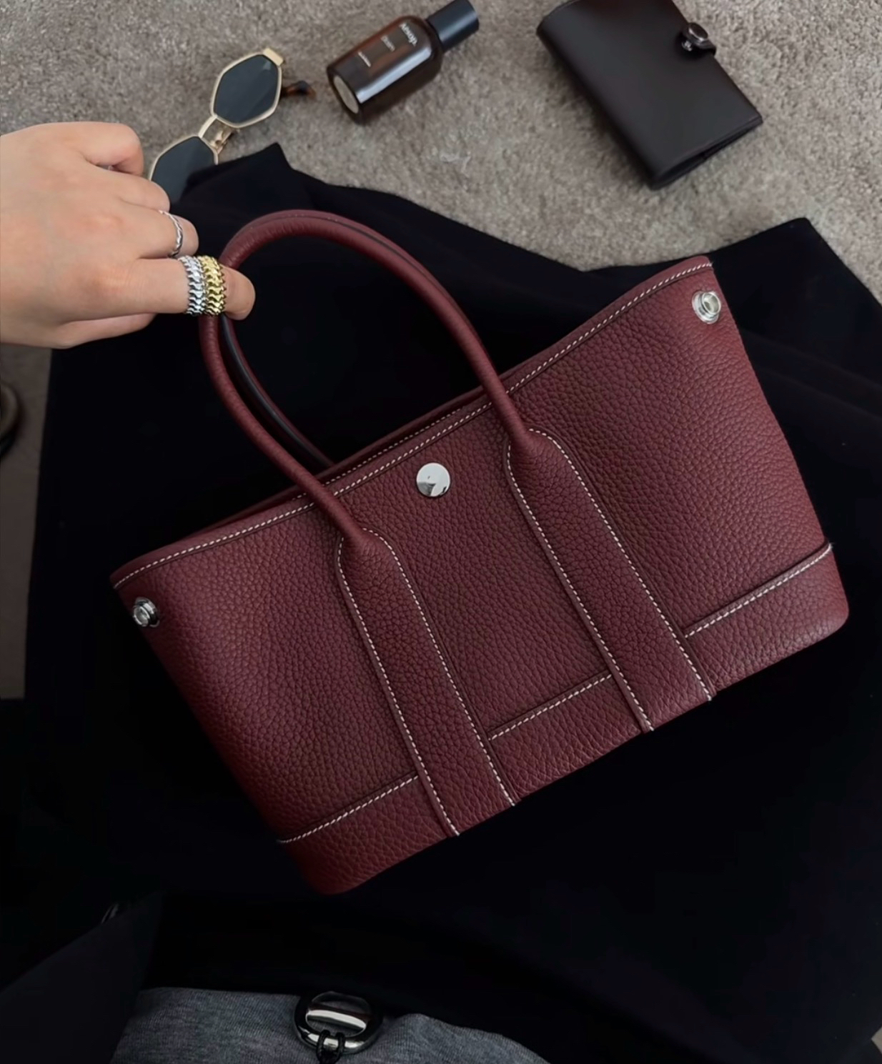 Mini Garden Party 愛馬仕紅 K Stamp