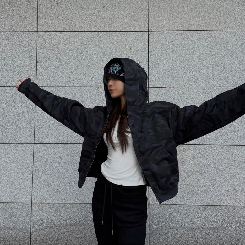 🇰🇷訂購｜SCALLYWAG｜88 Crop Hooded Zip-up 3色 