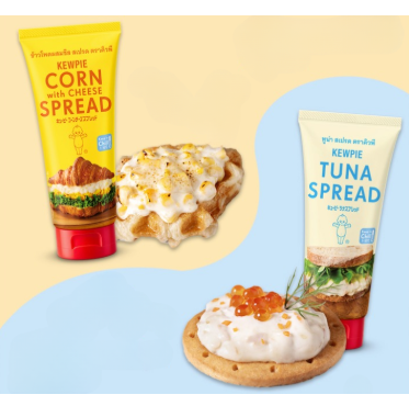 泰國 Kewpie 多士醬系列 100g - A.蛋黃粟米芝士醬 平行進口  (此日期前最佳：2025/12/21）