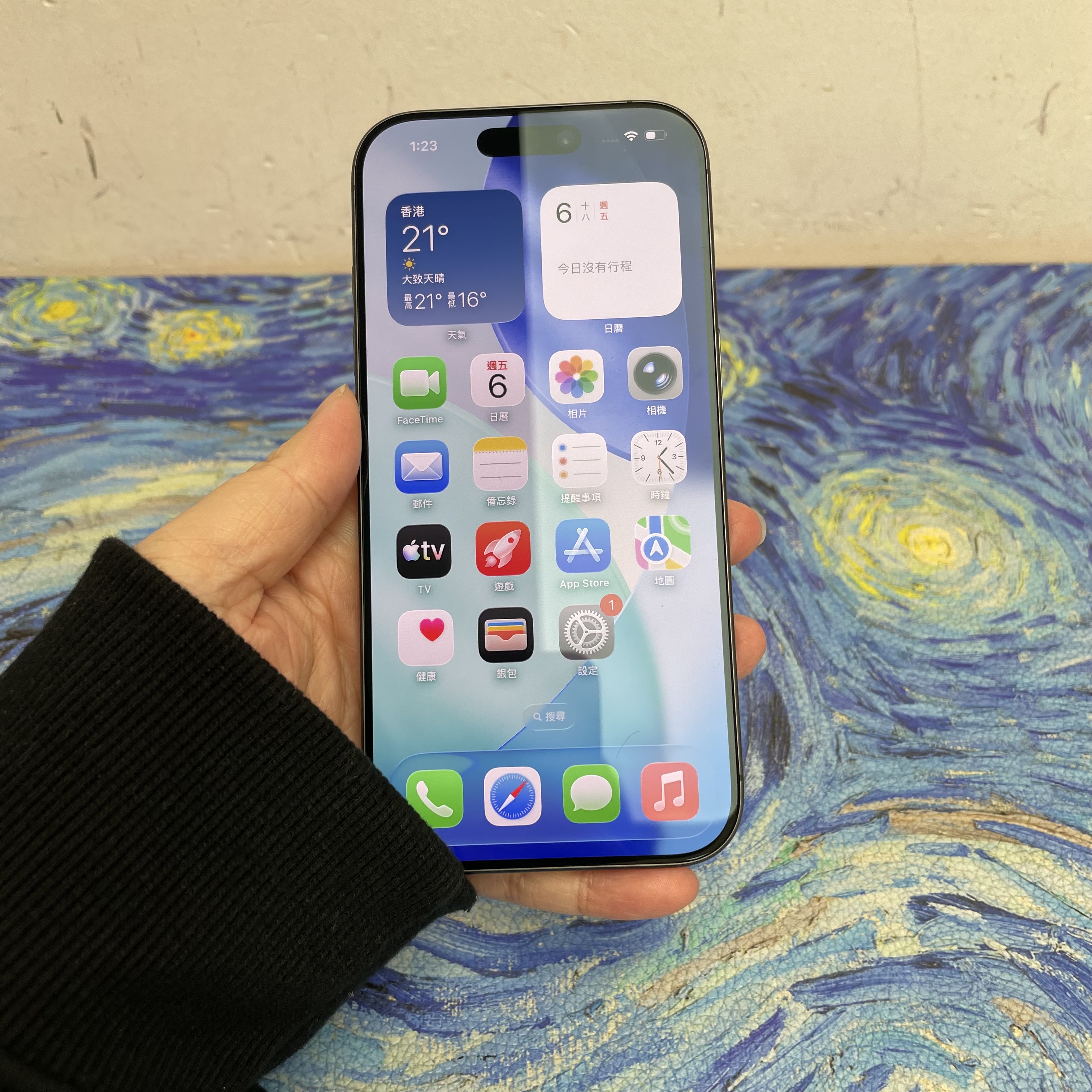 *6057 17 未使用品 256GB 電100 黑色 black