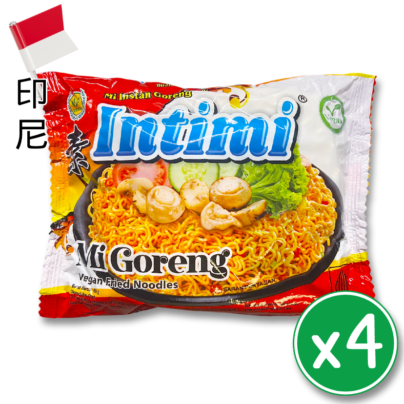 印尼INTIMI素食印尼撈麵（4包）—全素