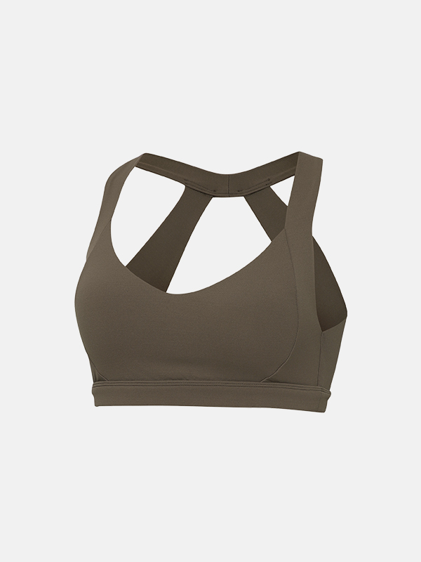 【立體胸型Bra Top】預購_Compression Contour Halter Bra Top by Grandeline