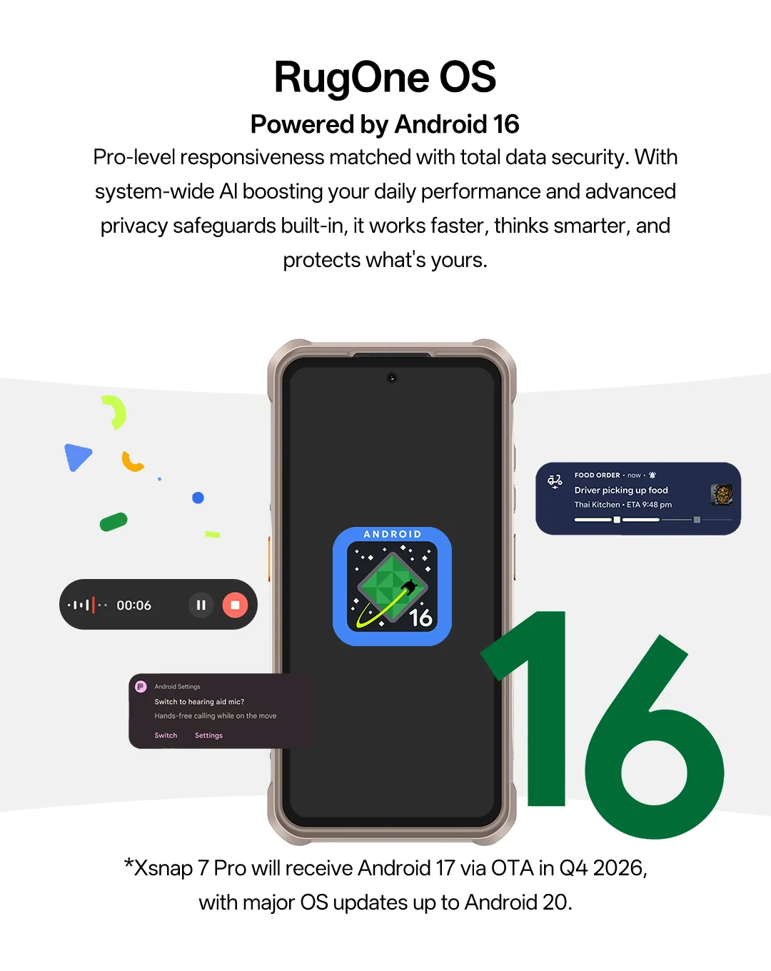 Android 16 與 RugOne OS