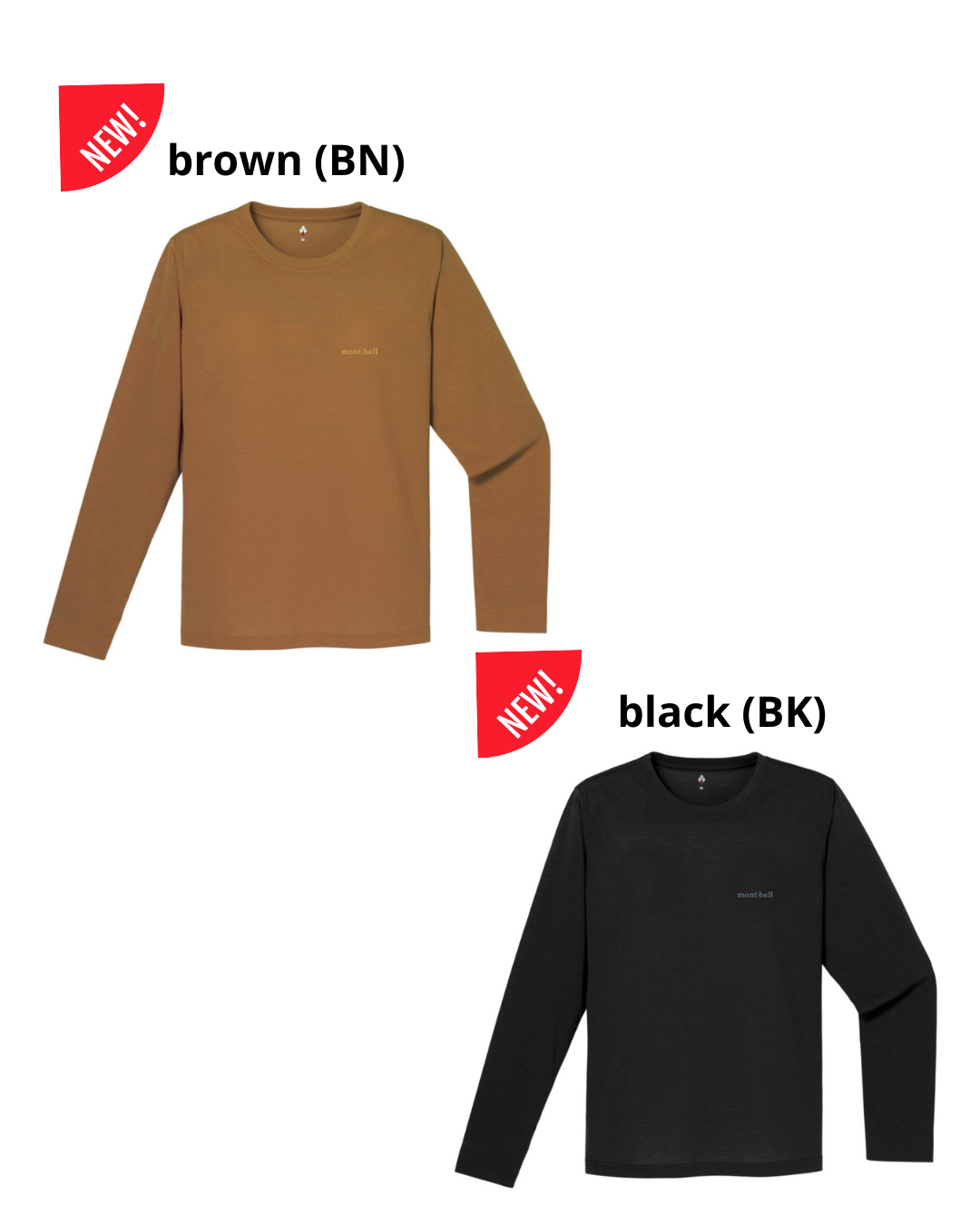 代購 【 2026新色 日本直送 montbell 女裝 Wickron 快乾 透氣 長袖 T-Shirt | Quick-Dry & Breathable T-Shirt logo long sleeve tee women 】