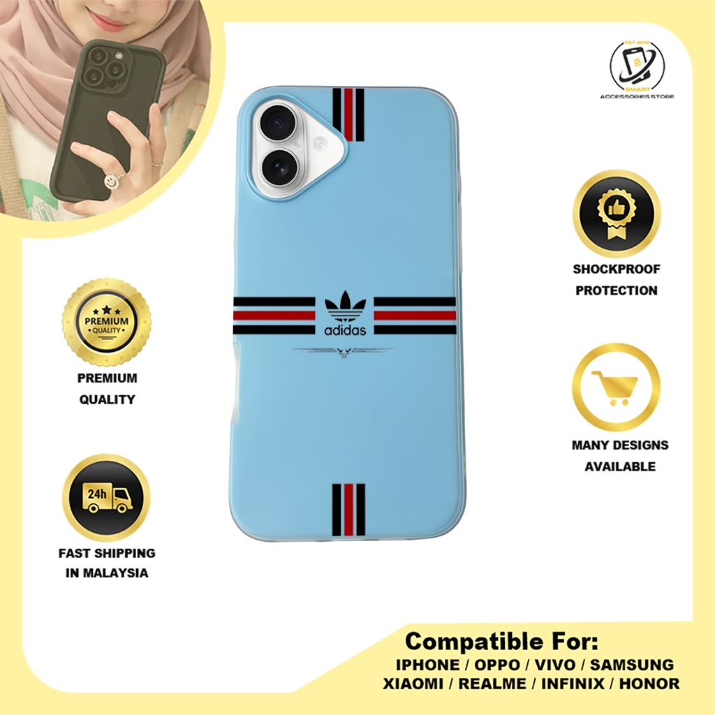 JELLY CASE PHONE FOR IPHONE - DESIGN ADIDAS B