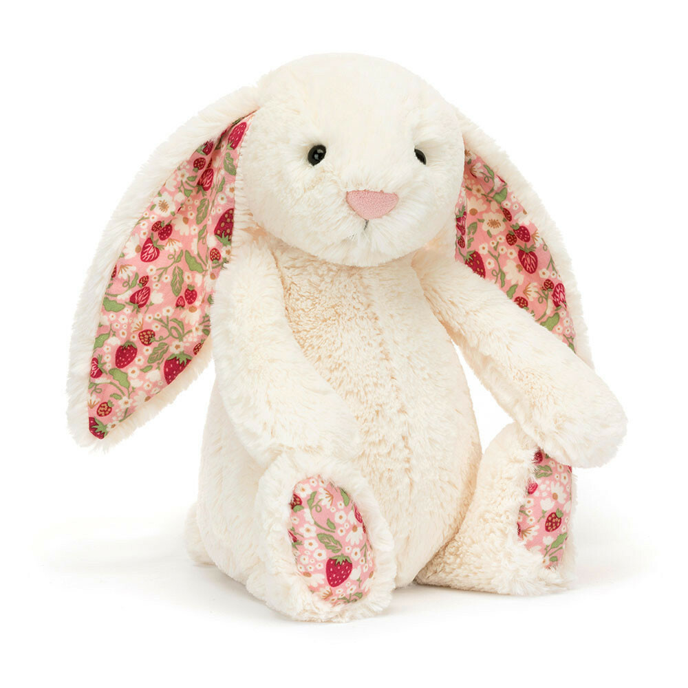 jELLYCAT Blossom Cream Bunny 'Berry' H18/H31cm 奶白碎花兔