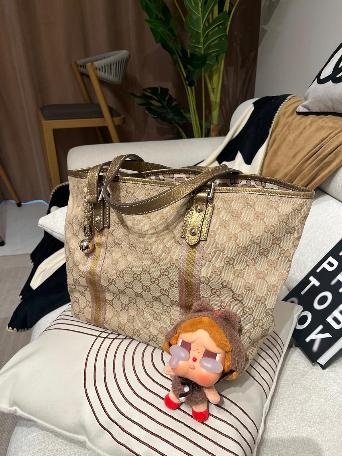 Gucci GG tote 100%Authentic, 98%New✅Dust bag