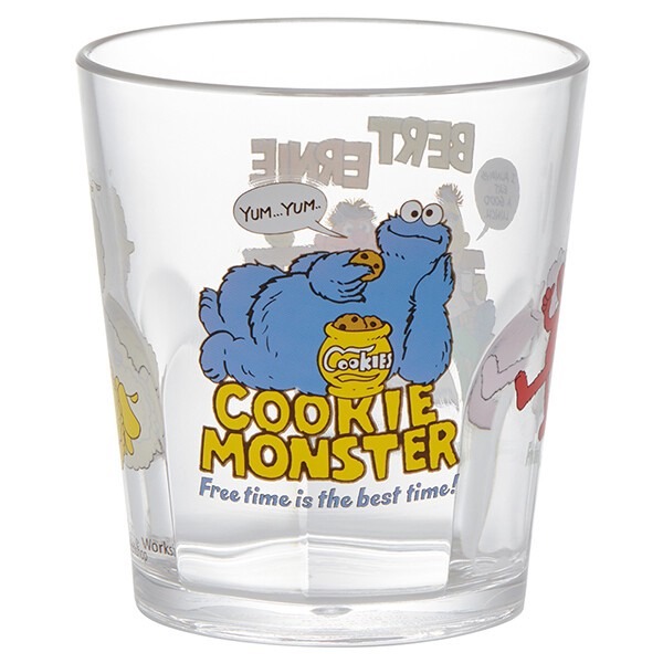 Skater 芝麻街透明水杯 280ml - 02260076