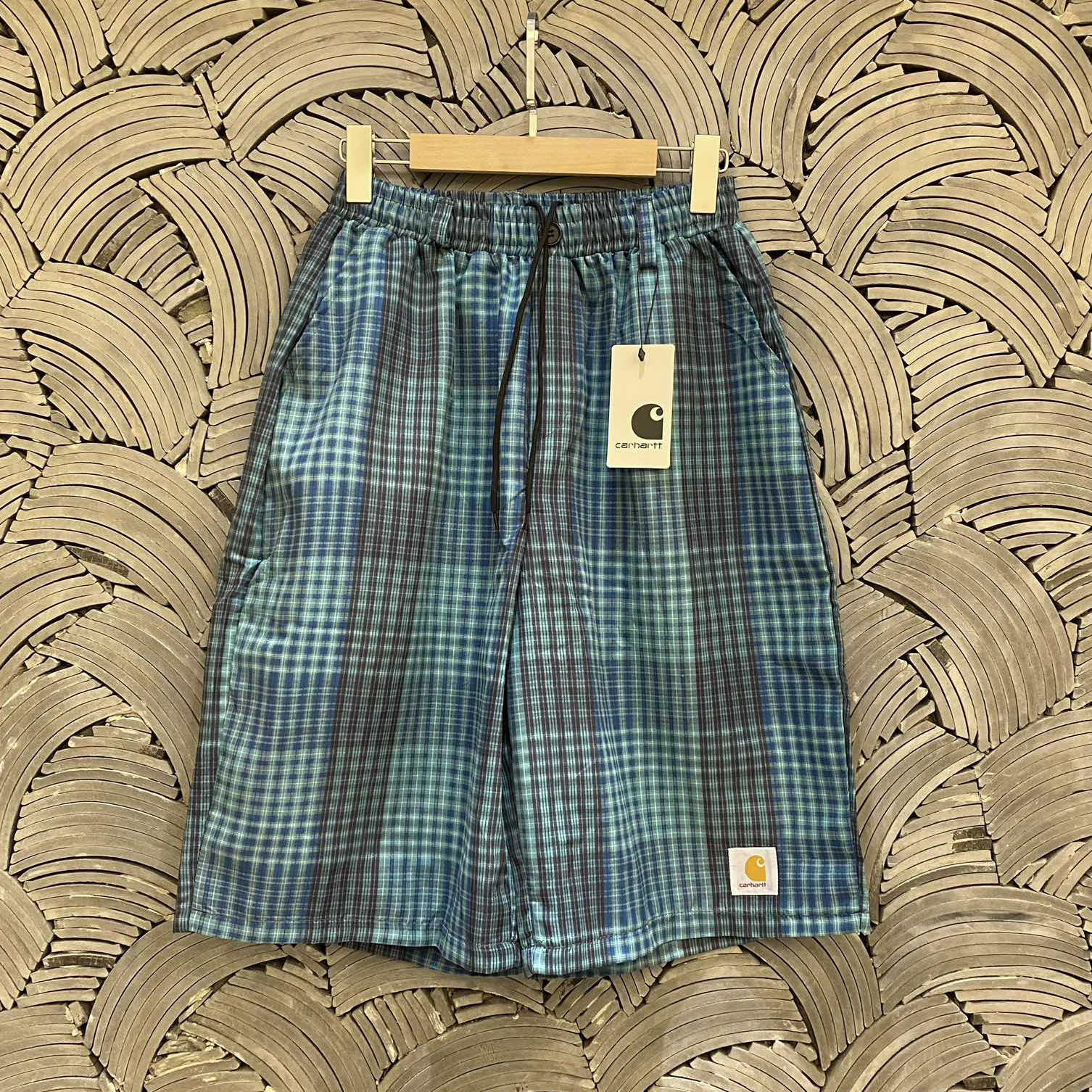 預訂 Car hartt 慵懶藍格休閒褲