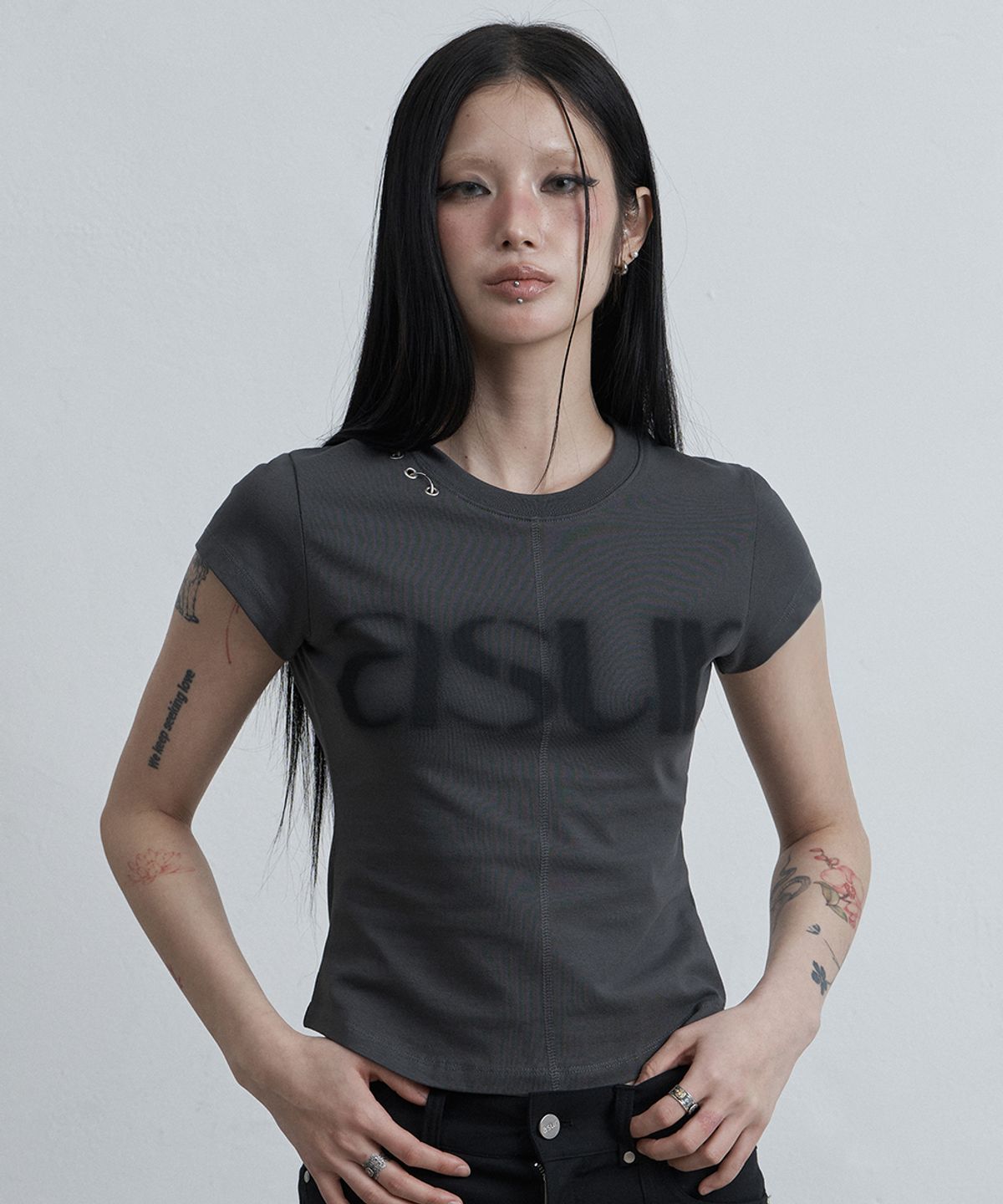 🇰🇷訂購｜asur 26SS｜AU Piercing Cap Sleeve 4色