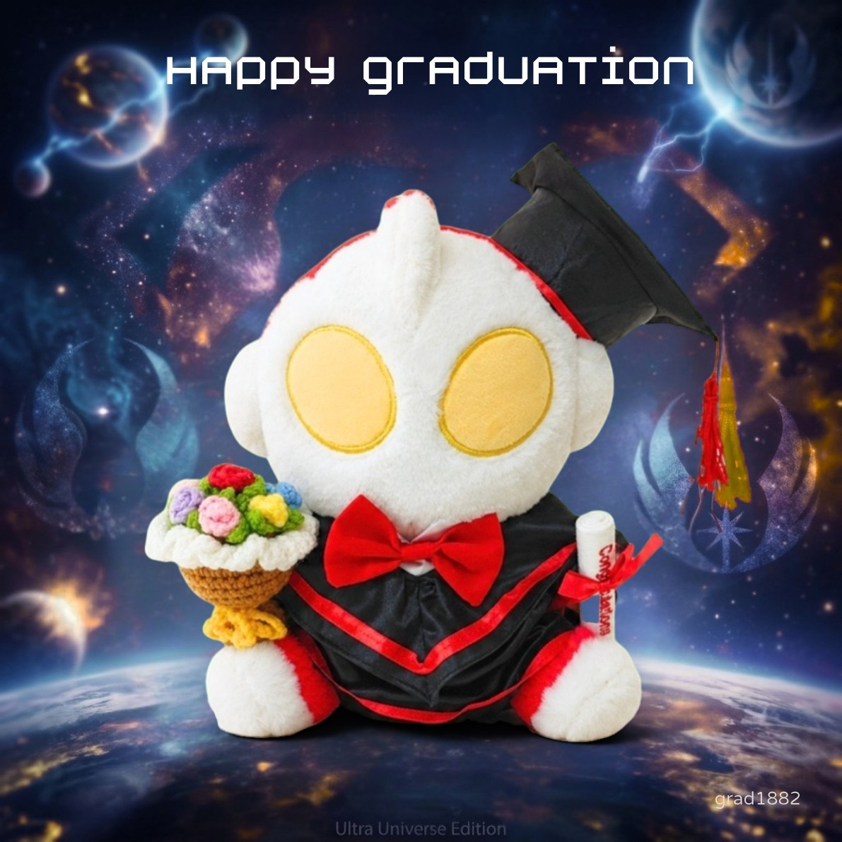 超人迪加畢業公仔 Ultraman Tiga畢業禮物公仔 25cm 香港現貨 可加名