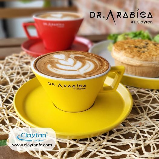 Dr. Arabica Professional Series - TML05/TML06/TML07 Cappuccino 180ml & 250ml Cup & Saucer