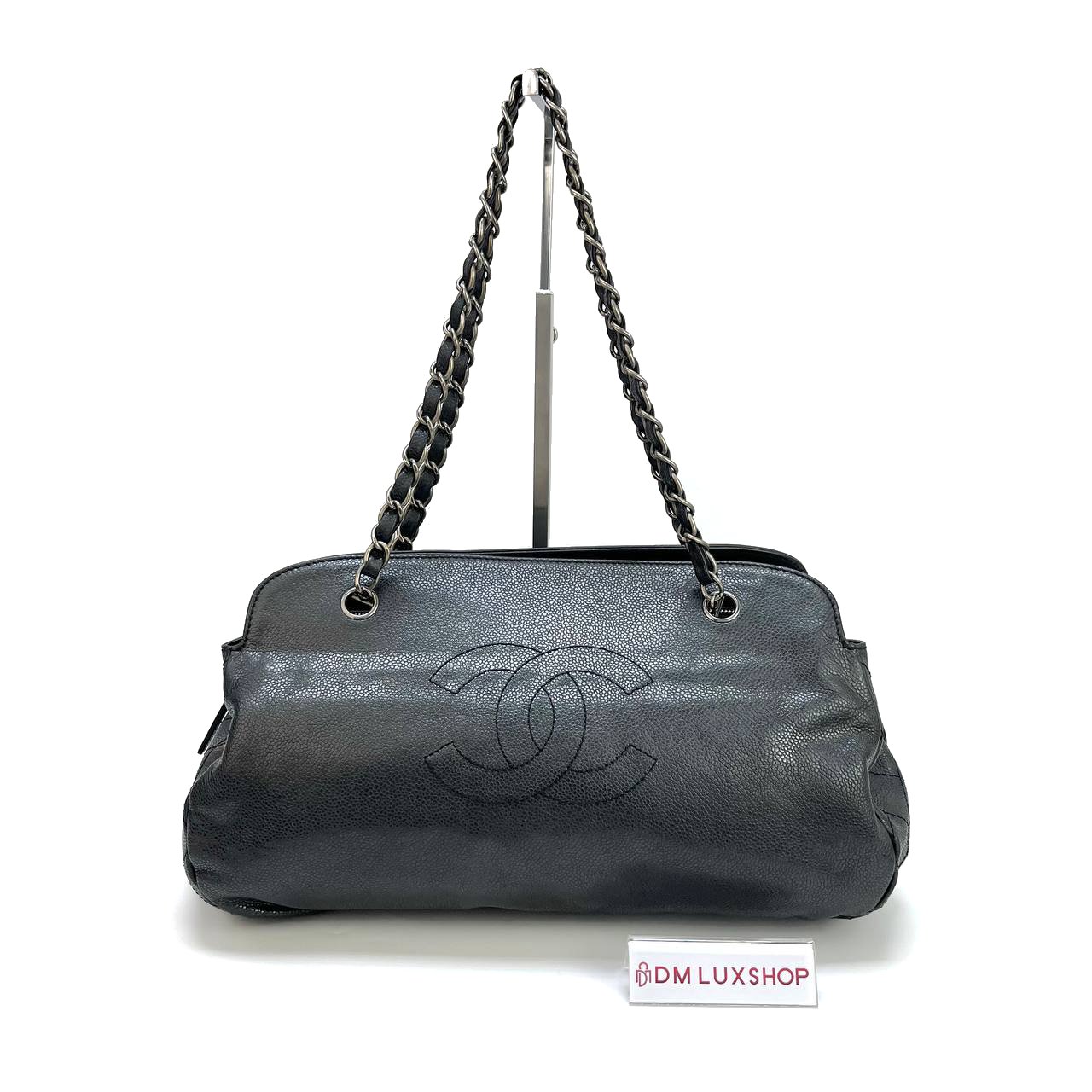Chanel Black Caviar Timeless Chain Shoulder Bag (Serial 13)